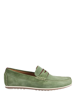 Jones Bootmaker Bonetti3 Loafers, Olive Suede
