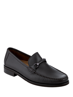 Jones Bootmaker Quentin Leather Loafers - view 2, Brown