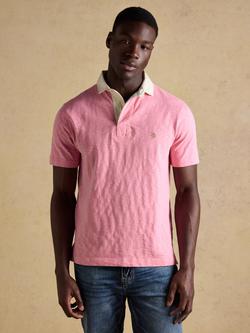 Joules Cotton Rugby Shirt, Pink, Pink