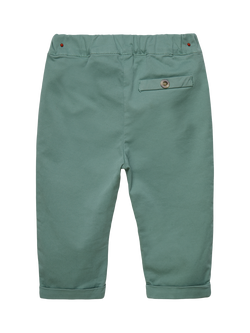 Trotters Baby Jacob Slim Fit Trousers, Sage - view 2, Sage