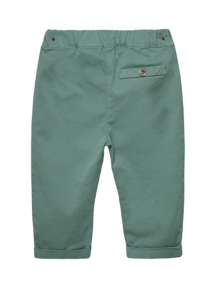 Trotters Baby Jacob Slim Fit Trousers, Sage - view 2, Sage