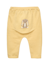 Trotters Baby Bunny Leggings, Yellow