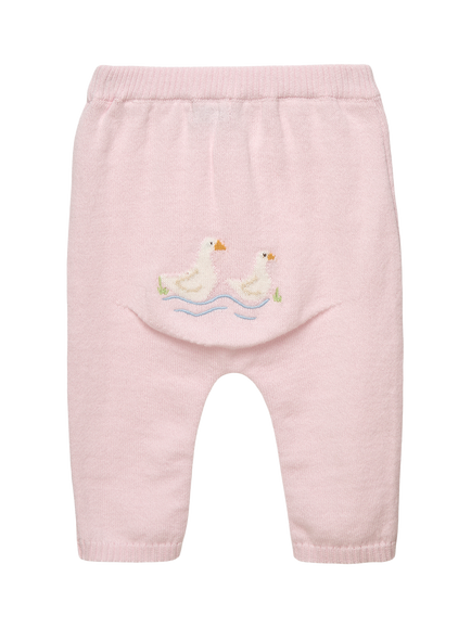 Trotters Baby Duck Wool Blend Leggings, Pale Pink, Pale Pink
