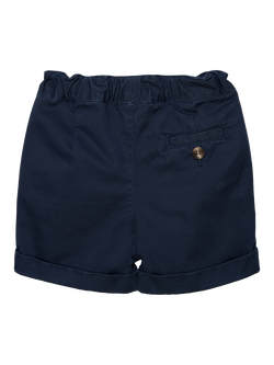 Trotters Baby Charlie Cotton Chino Shorts, Navy - view 2, Navy