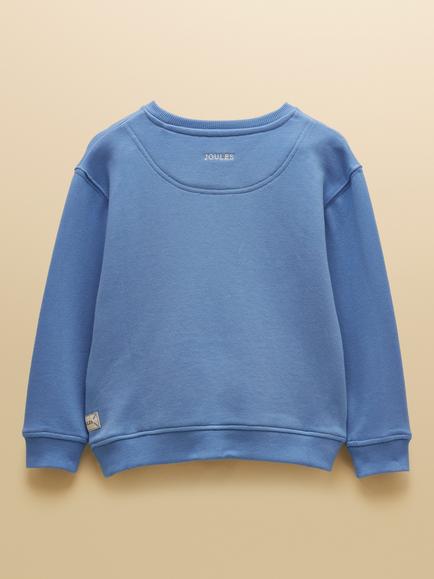 Joules Kids' Seagull Sweatshirt, Blue - view 2, Blue