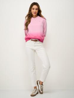 Crew Clothing Ombre Brushed Back Sweatshirt, Pink, Pink