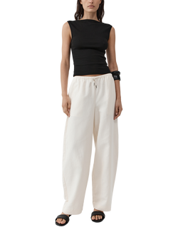 St. Agni Ballerina Scoop Back Top, Black