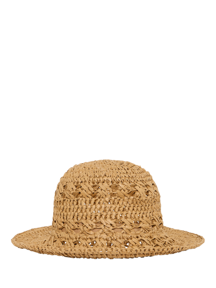ICHI Iafreja Bucket Hat, Natural, Natural