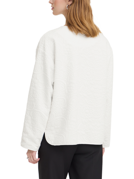 ICHI Kate Quilted Jacket, White - view 2, White