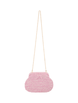 ICHI Iamisse Crossbody Clutch Bag, Wild Orchid, Wild Orchid