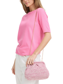 ICHI Iamisse Crossbody Clutch Bag, Wild Orchid - view 2, Wild Orchid