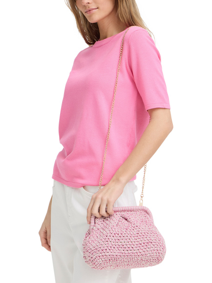 ICHI Iamisse Crossbody Clutch Bag, Wild Orchid - view 2, Wild Orchid