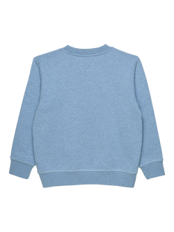 Trotters Kids' Long Sleeve Shark Sweatshirt, Pale Blue Marl - view 2, Pale Blue Marl