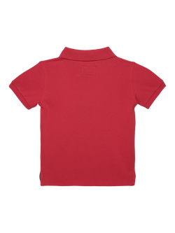 Trotters Kids' Harry Pique Polo Shirt - view 2, Red
