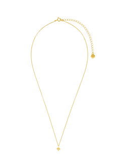 Orelia Waterproof LUXE Starburst Necklace, Crystal, Crystal