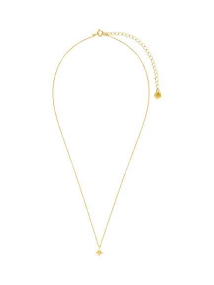 Orelia Waterproof LUXE Starburst Necklace, Crystal, Crystal