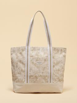 Joules Promenade Canvas Tote Bag, Natural, Natural