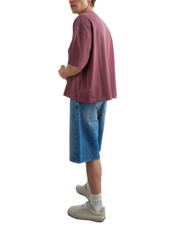 Topman Boxy T-Shirt, Burgundy - view 2, Burgundy