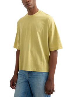 Topman Boxy Fit T-Shirt, Yellow, Yellow