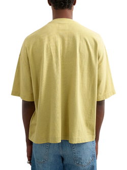 Topman Boxy Fit T-Shirt, Yellow - view 2, Yellow