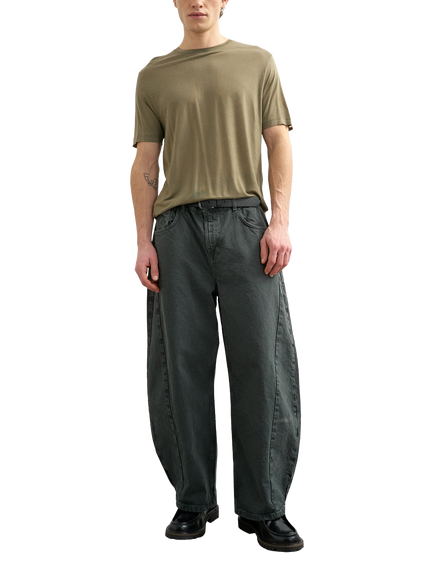 Topman Sheer Crew Neck T-Shirt, Khaki, Khaki