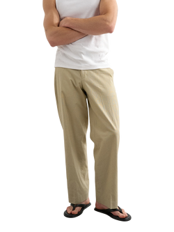 Topman Straight Wide Leg Chinos, Beige