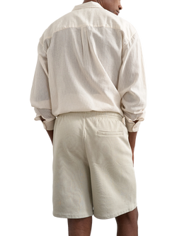 Topman Relaxed Fit Jersey Shorts, Washed Beige - view 2, Washed Beige