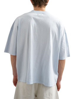 Topman Cotton Boxy Fit T-Shirt, Blue - view 2, Blue