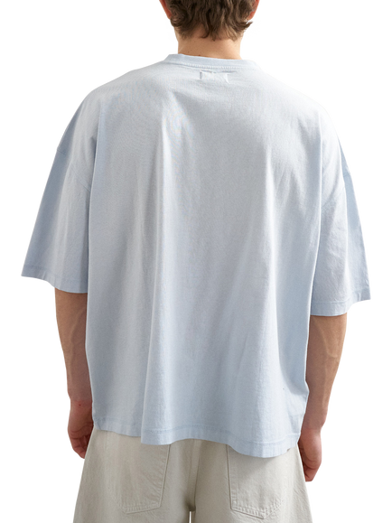 Topman Cotton Boxy Fit T-Shirt, Blue - view 2, Blue