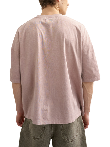 Topman Boxy Crew Neck Cotton T-Shirt, Pink - view 2, Pink