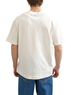 Topman Manhattan Crew Neck Cotton T-Shirt, Ecru - view 2, Ecru