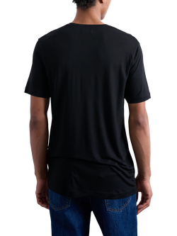 Topman Classic Fit Sheer T-Shirt, Black - view 2, Black