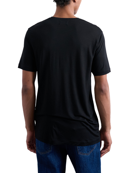 Topman Classic Fit Sheer T-Shirt, Black - view 2, Black