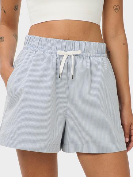 Sweaty Betty Summer Stripe Shorts, Blue