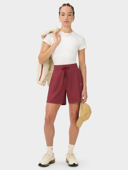 Sweaty Betty Explorer 5.5" Shorts, Merlot Red - view 2, Merlot Red