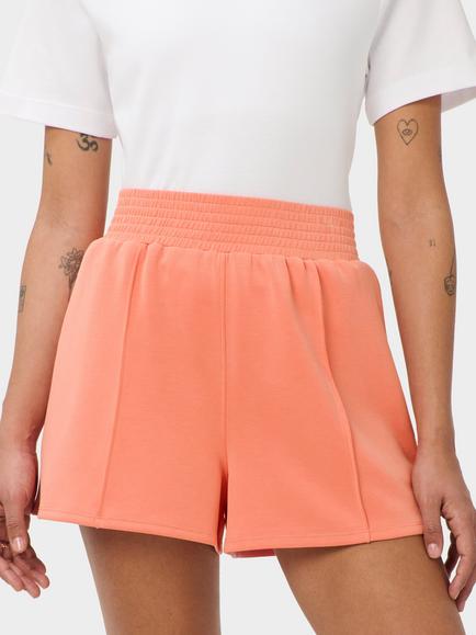 Sweaty Betty Sand Wash CloudWeight Shorts, Tuscan Orange - view 2, Tuscan Orange