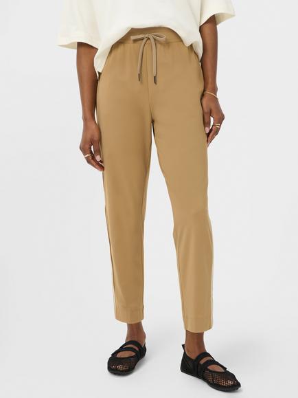 Sweaty Betty Explorer Side Stripe Trousers, Sahara Beige, Sahara Beige