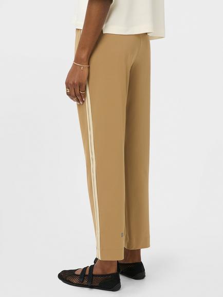 Sweaty Betty Explorer Side Stripe Trousers, Sahara Beige - view 2, Sahara Beige
