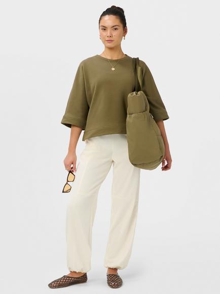 Sweaty Betty Quinn Lightweight Trousers, Dovewhite - view 2, Dovewhite