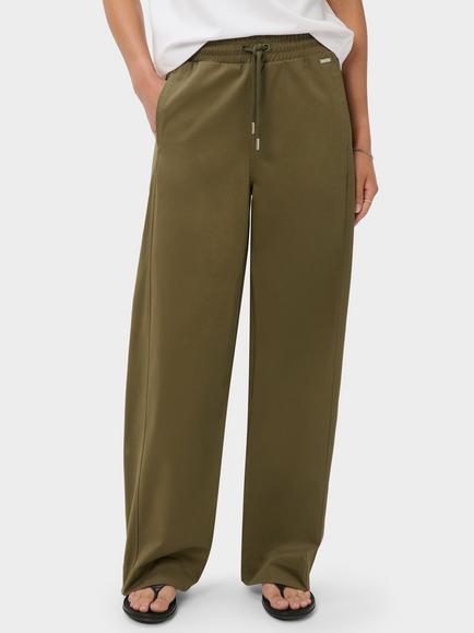 Sweaty Betty Quinn Tailored Straight Leg Trousers, Khaki Brown, Khaki Brown