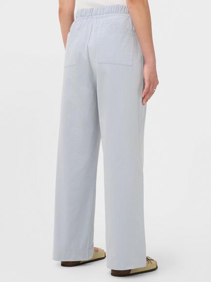 Sweaty Betty Summer Stripe Wide Leg Trousers - view 2, Blue