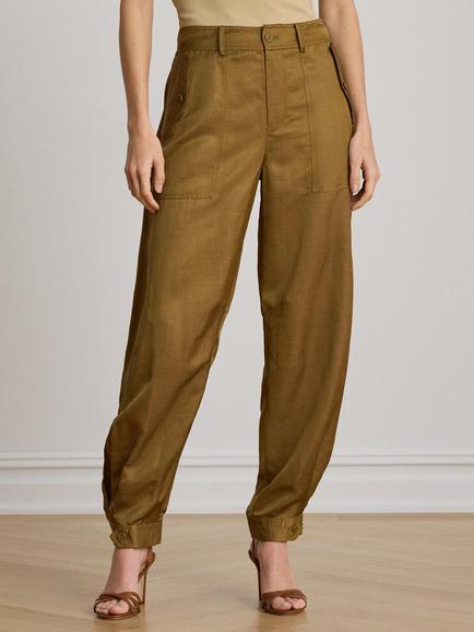 Lauren Ralph Lauren Cargo Trousers, Tobacco Bronze, Tobacco Bronze