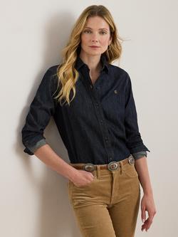Lauren Ralph Lauren Cotton Shirt, Rinse Wash, Rinse Wash