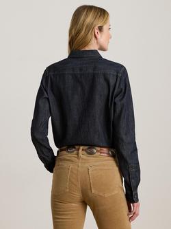 Lauren Ralph Lauren Cotton Shirt, Rinse Wash - view 2, Rinse Wash