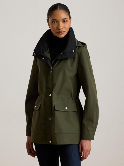 Lauren Ralph Lauren High Neck Removable Hood Parka Jacket, Litchfield Loden, Litchfield Loden