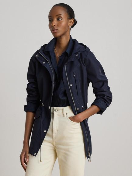 Lauren Ralph Lauren Hooded Parka Coat, Dark Navy, Dark Navy