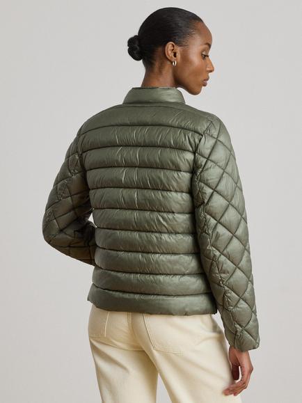 Lauren Ralph Lauren Insulated Lightweight Jacket, Light Agave - view 2, Light Agave