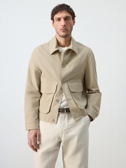 Mango Utility Jacket, Beige