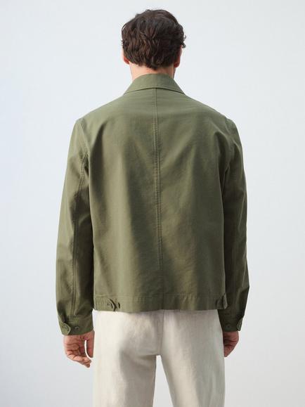 Mango Utility Jacket - view 2, Khaki