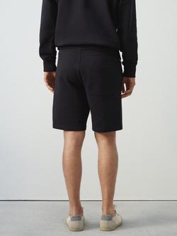 Mango Relaxed Fit Sweat Shorts - view 2, Navy